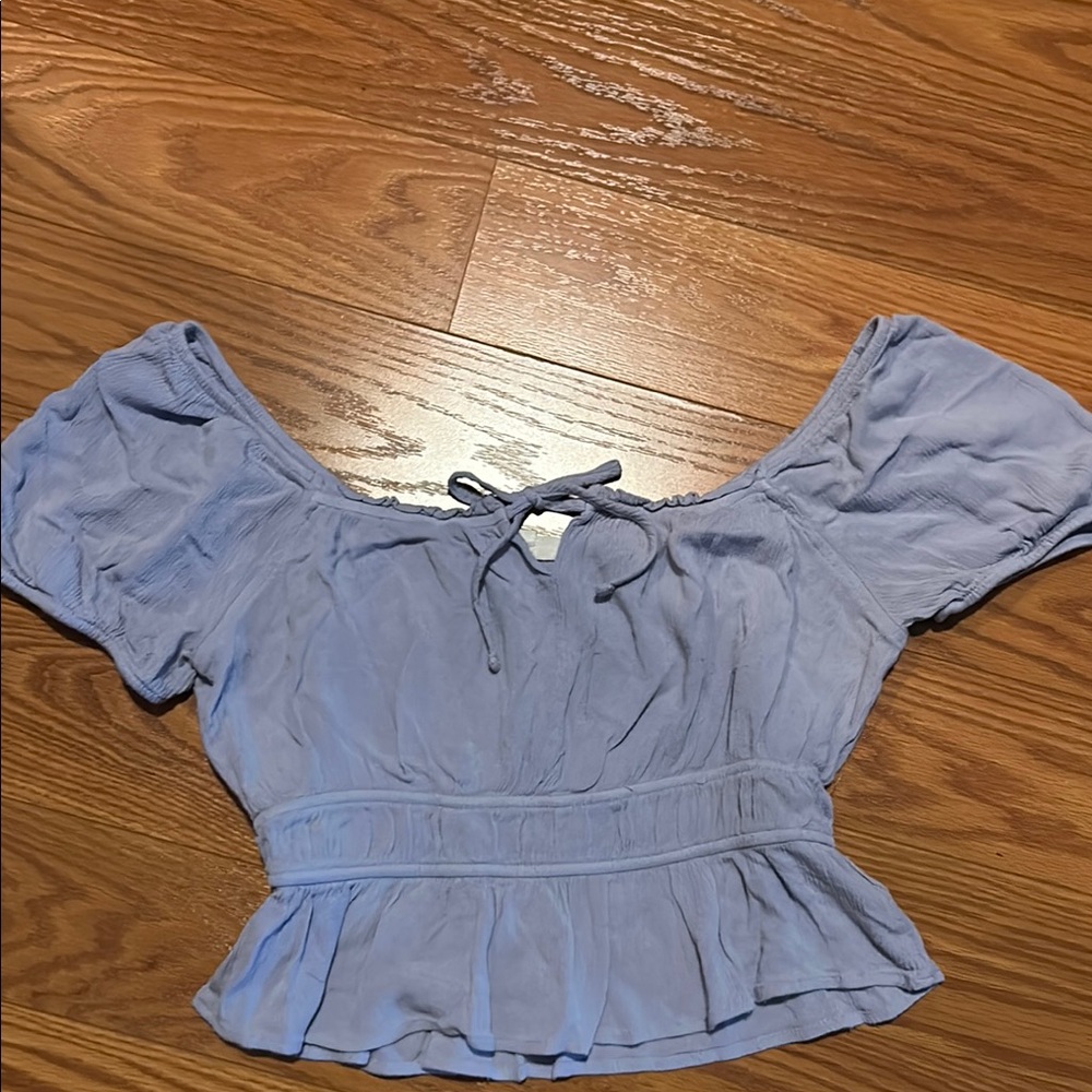 Pink Rose off the shoulder crop top S - Picture 1 of 7